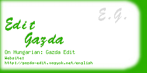 edit gazda business card